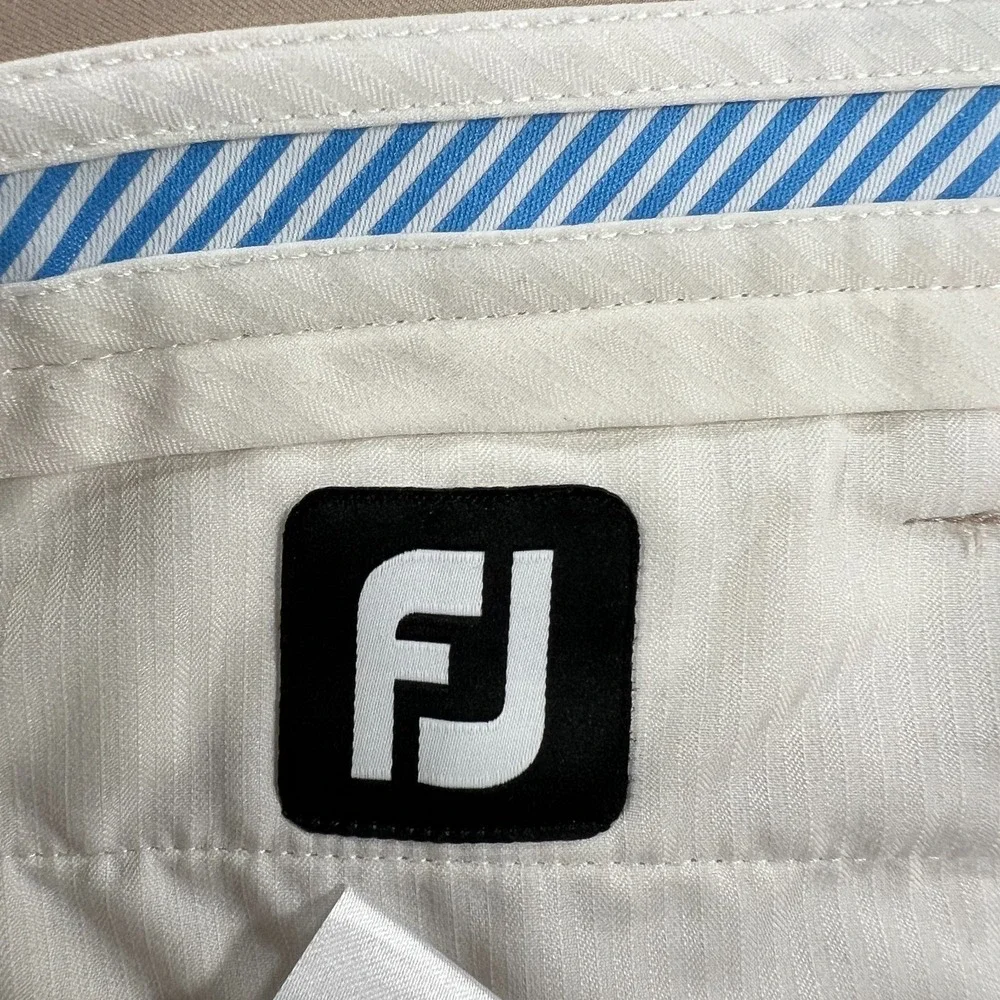 FootJoy Pants Mens 36x30 Beige Chino Performance Golf Outdoor Casual Comfort